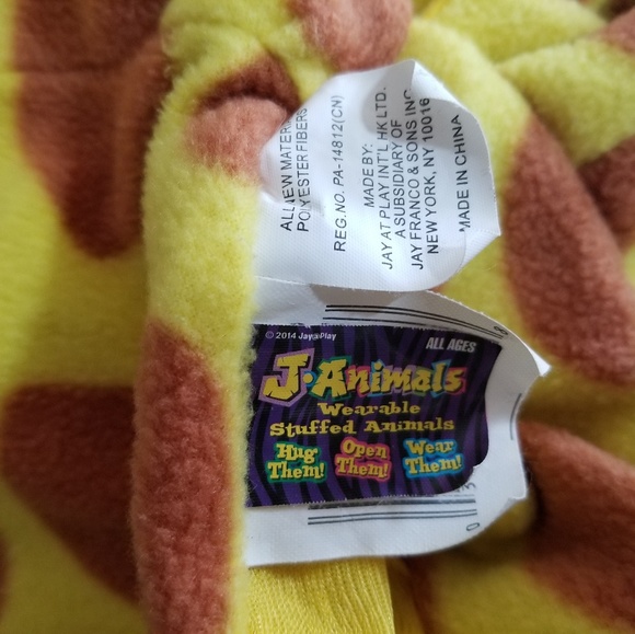 J Animals Wearable Stuffed Animal pajamas 12 - Picture 2 of 4